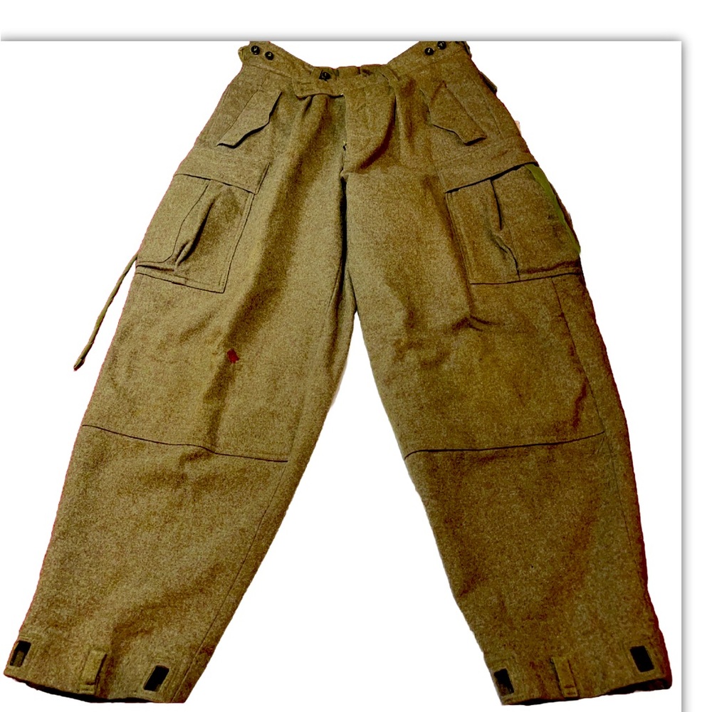 German Military Green WOOL PANTS LINDAU CO KG 1960, 174/90-78, 8405-12-130/5879